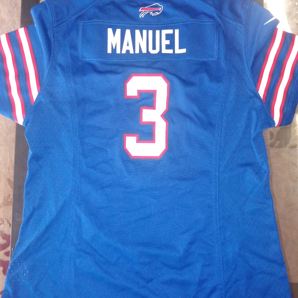 Buffalo Bill's #3 Manuel jersey